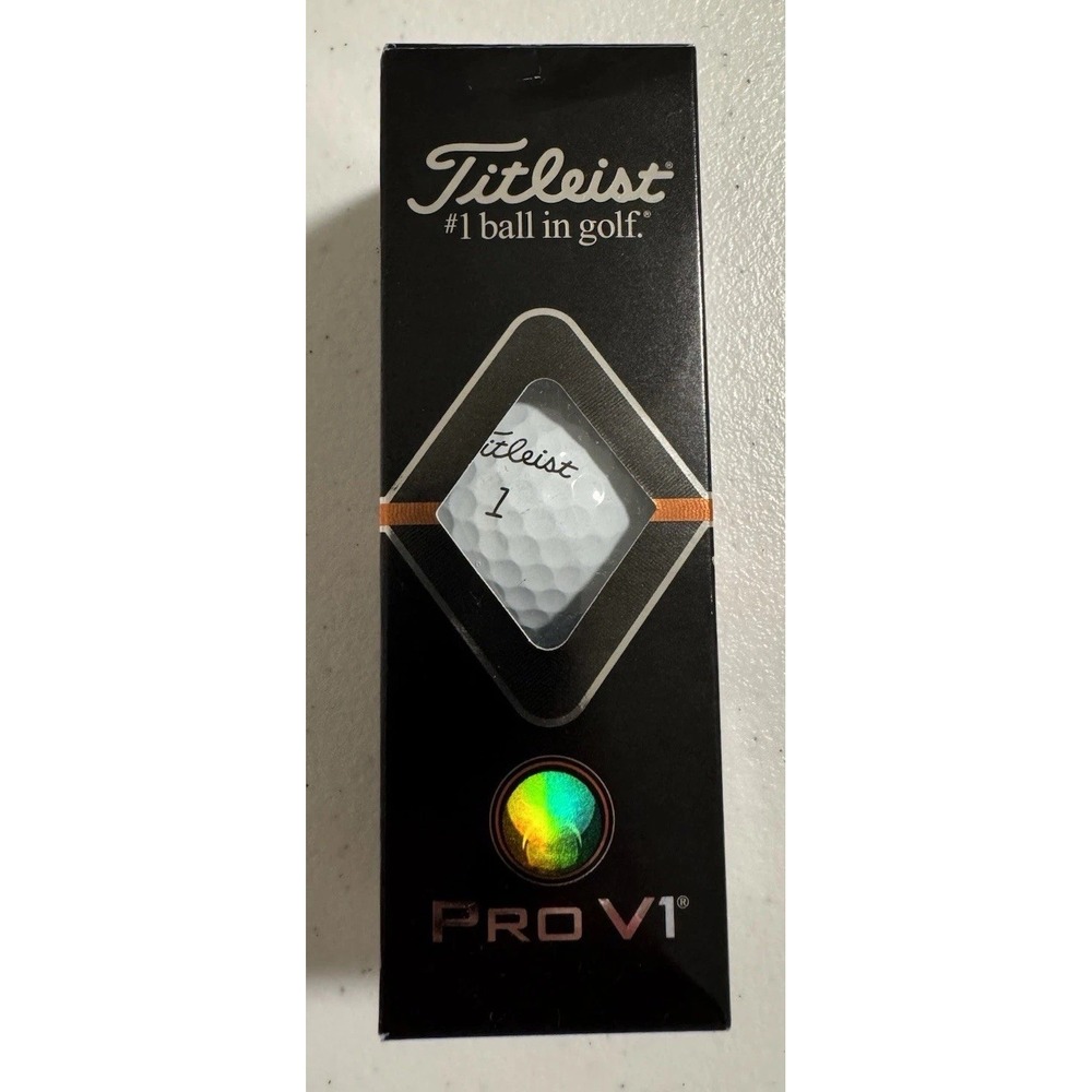 Titleist Pro V1 Golf Balls 3 Sleeves Of 3 (9 Balls)‎ Stamped With "Man Camp"
